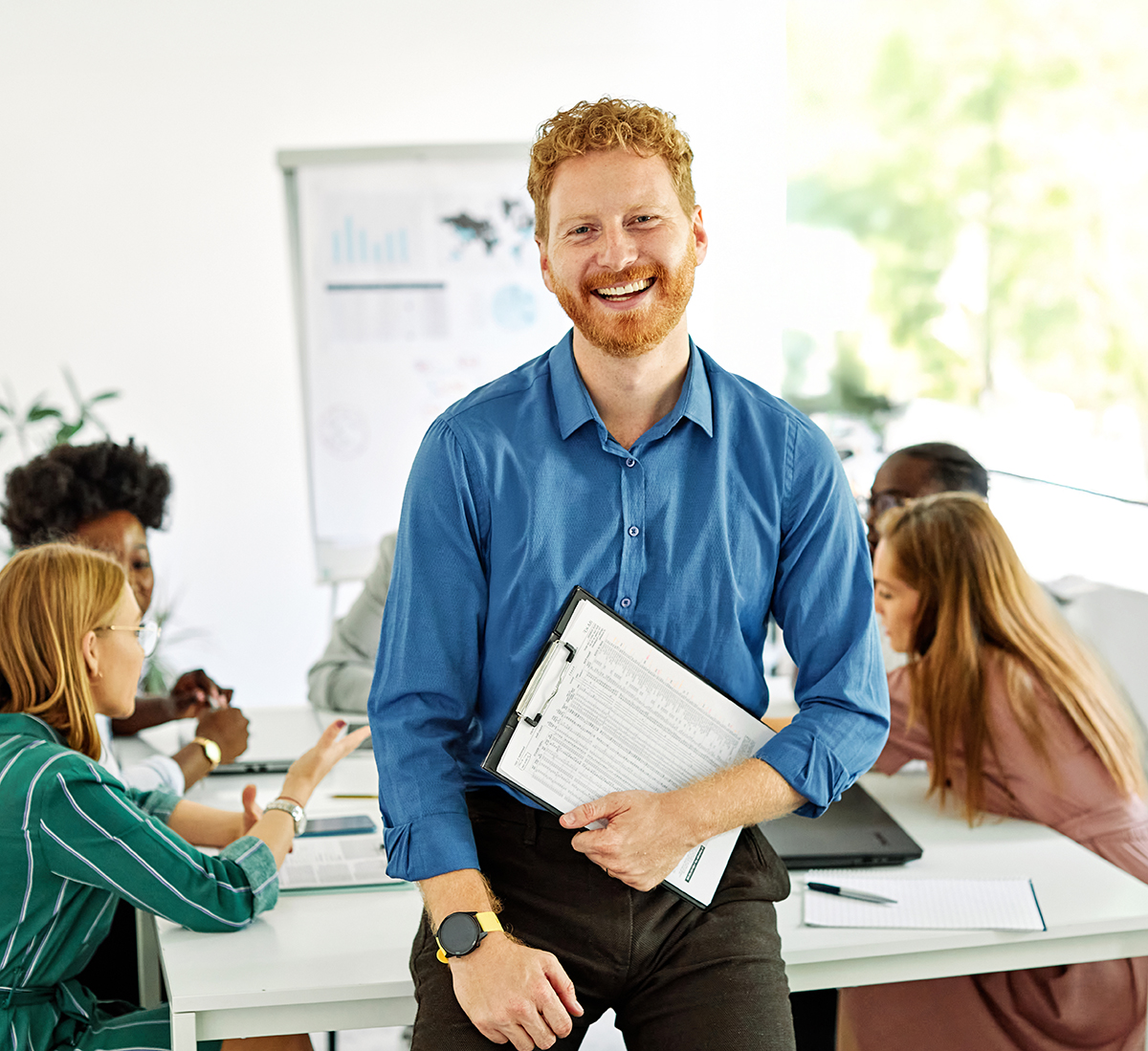 young business people in the office utc